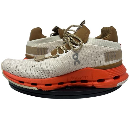 On Cloudnova Pearl Flame Cloudtec Running Shoes Women's Size 7.5 - Picture 7 of 9